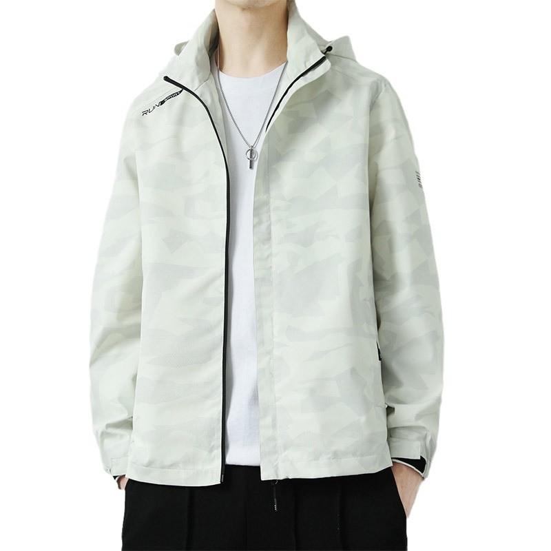 Camouflage Jacket New Outdoor Single Layer Thin Mountaineering Jacket Windproof Breathable Men's Windbreaker Autumn Jacket
