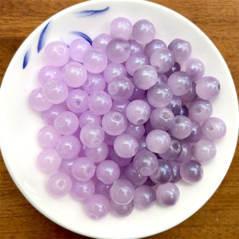UV-farbveränderliche Lampwork-Perlen für DIY-Armbänder und Schmuckzubehör