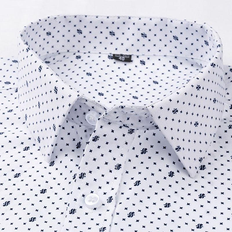 High Content Cotton Men Print Shirts Casual Long Sleeve Soft Man's Clothes Leisure