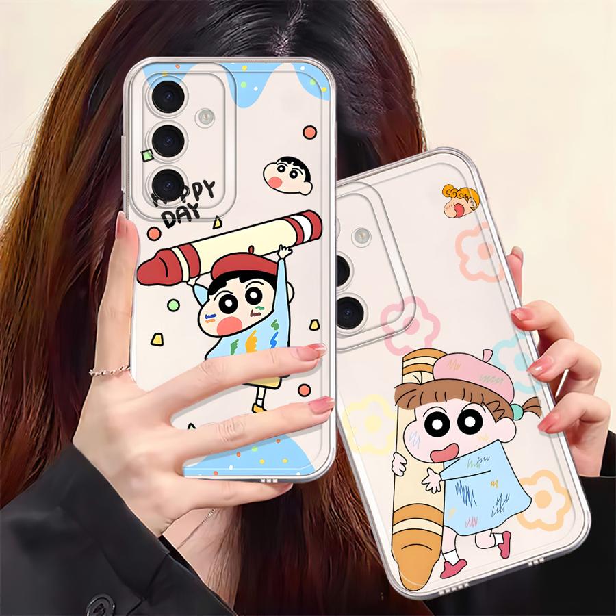 Himawari Shin Case for Samsung Galaxy A57 A55 A56 A52 A14 A16 A26 A24 A52 A17 A36 A37 A25 A51 A54 A15 A34 A35 Phone Cover A50