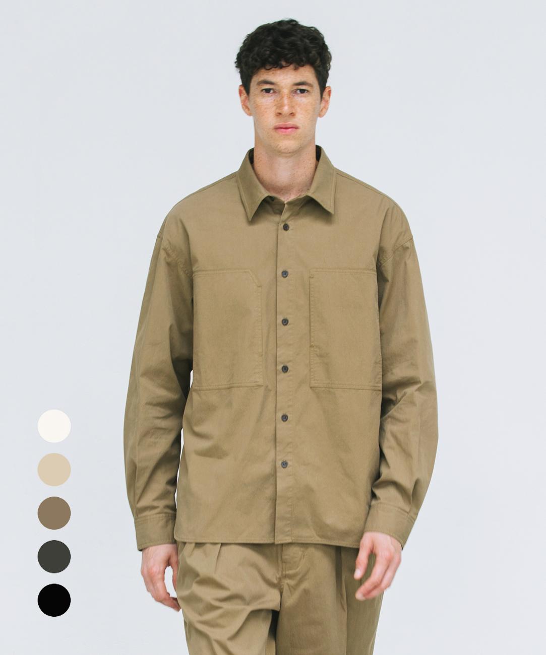Big Union Pocket Easy Shirts / 5 Color Beige/S