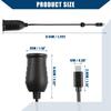 Hihaha 20V Cigarette Lighter Adapter / Car RV USB Type C Female Cigarette Lighter
