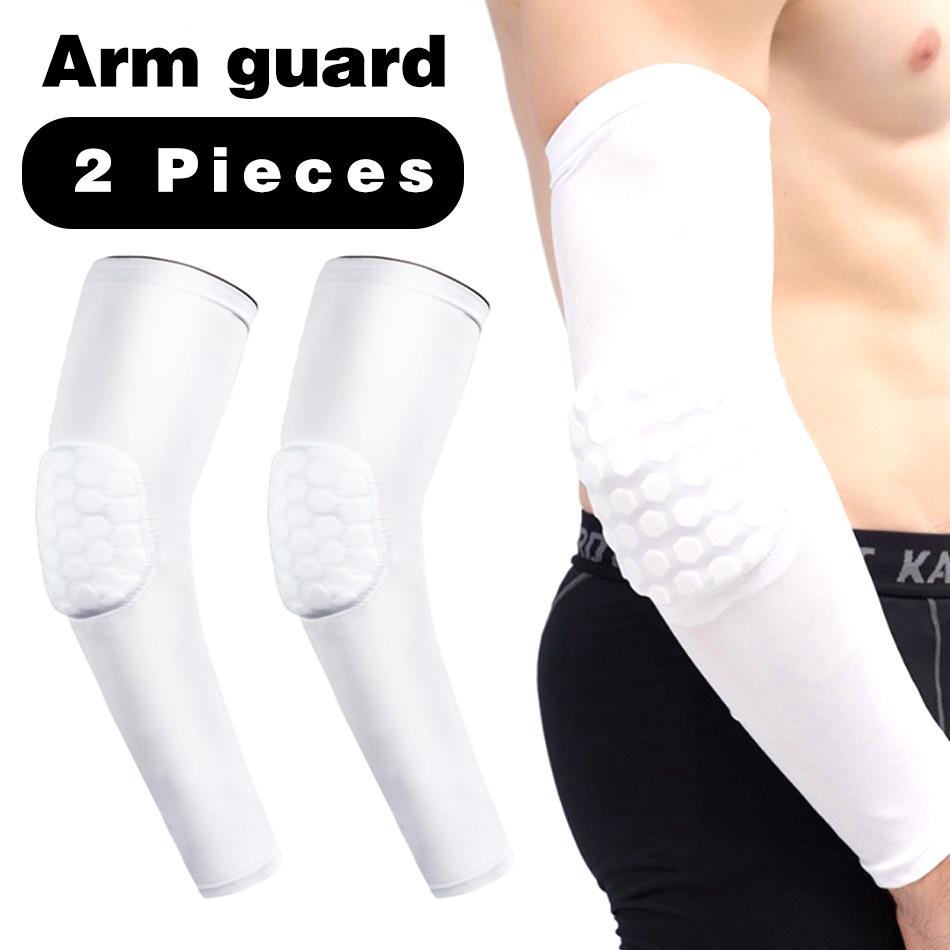 

2 шт., баскетбольные наколенники и налокотники, защита, компрессионный рукав, бандаж, наколенник, поддержка волейбольных суставов для фитнеса XS