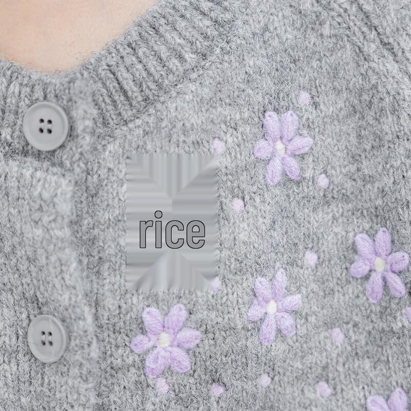 Mokana 3D Floral Embroidered Knit Sweater