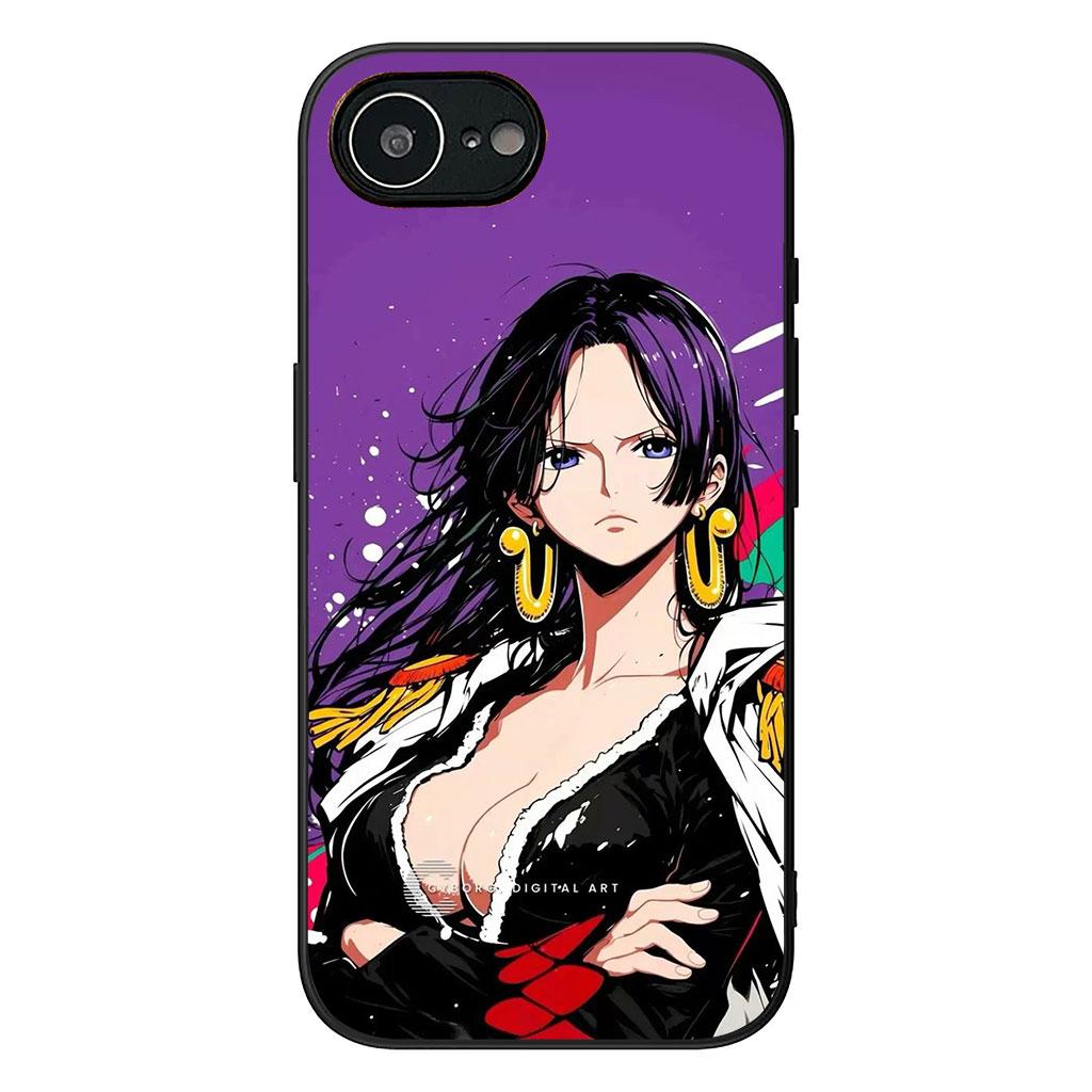 Zoro One Boa Hancock Pieces Luffy Phone Cover for Apple iPhone 17 16 11 Pro XS Max XR 6 7 8 Plus 16E SE 2020 Air 5 SE2 Case