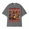 Chris Bumstead Bodybuilding Funny Gym T Shirt Men's Clothing Harajuku High Street Tee Shirt Male 100% Cotton Oversized T-shirts