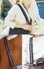 [Salond Alphard] Wide Shoulder Strap for Bags, Thick Nylon, Replacement, Single Item, Men's and Women's, Stylish, Glittery, Approx. 4cm Wide,