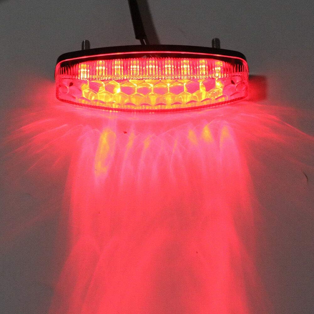 LED Rear Tail Brake Lights For 50Cc 70 Cc 90Cc 110Cc 125Cc 150Cc 4 Wheeler Taotao SunL JCL Kazuma Coolster Roketa Chinese ATVs Quad Baja Jonway
