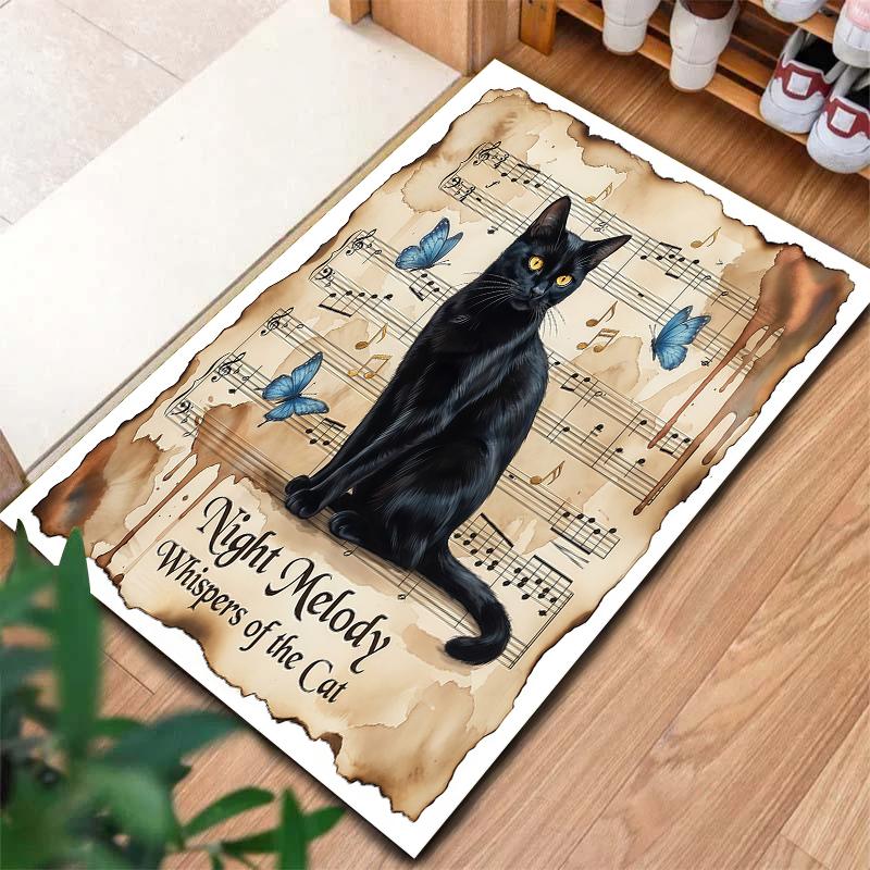 

Music Score Animal Pattern Square Carpet,Area Rug,Carpet Rug for Living Room Bedroom Sofa Playroom Decor,Non-slip Floor Mat,Holiday Birthday Gifts 60cmx90cm