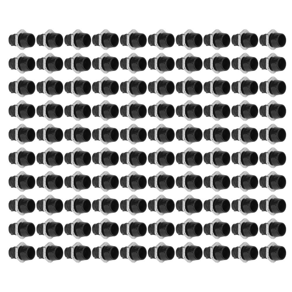100PCS Practical 3mm LED Holder Black Color Plastic Lamp Bulb Socket Light Emitting Diodes Lighting Applications