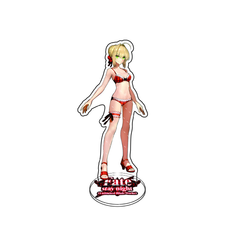 Anime Fate 15cm Acrylic Stand Model Cosplay Characters Desktop model stand Ornament Goods Collection Gifts