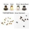 50pcs Hot Shoes Clothes Mini Ultra-small  Bags Accessories Diy Dolls Buckles Metal Eyelet Buttons Belt Buckle