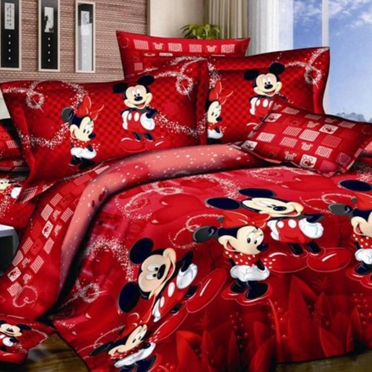

Minnie And Mickey Bedding Three-Piece Quilt Cover EU single 135*200