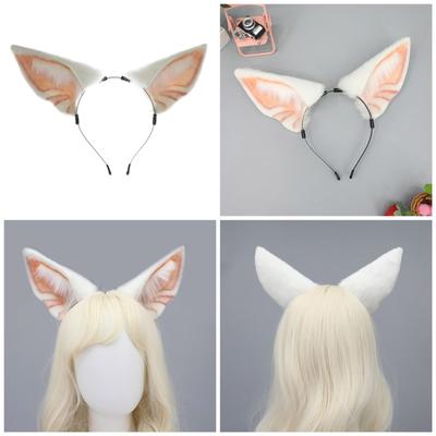 Cosplay Hizmetçi Saç Tokası Hayvan Kulaklı Saç Bandı Etnik Kafa Bandı Gotik Kostüm Aksesuarları Kız Kadın Temalı Parti Başlığı