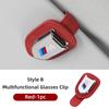 New Car Glasses Case Sun Visor Glasses Holder Sunglasses Holder For BMW M Power X1 X3 X4 X5 X6 X7 F10 F20 F30 G20 G30 F15 F