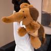 35/50CM Lovely Mammoth Plush Toys Stuffed Soft Animal Big Elephant Toy Kawaii Brown Mammoth Doll Birthday Gift