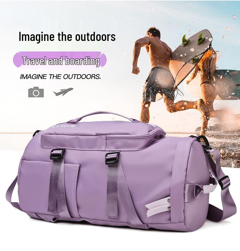 Versatile Large Capacity Gym and Travel Bag - Single Shoulder, Crossbody, or Handheld