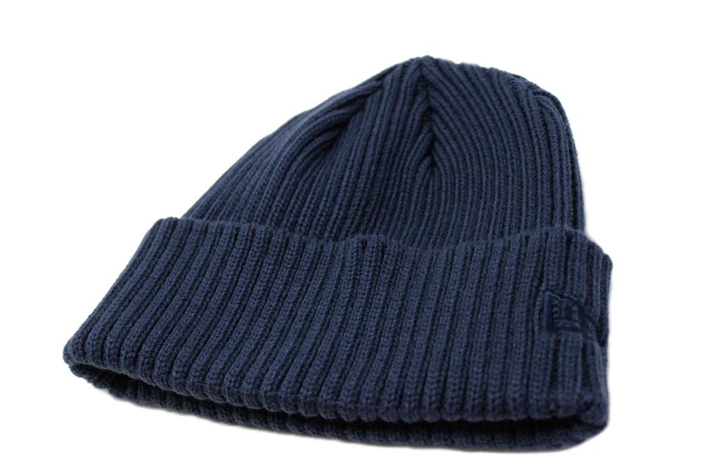 New Era Core Classic Cuff Beanie In Deep Navy