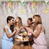 Cheerland Flower Banner Wildflower Garland for Enchanted Garden Party Floral Woodland Theme Picnic Girls Birthday Tea Party Garden Wedding Onederland