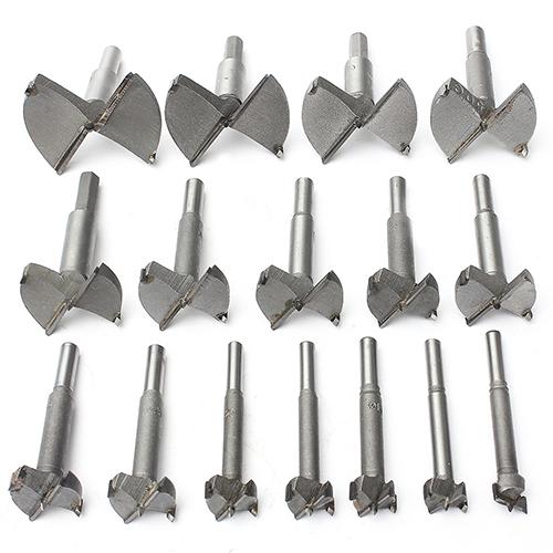 Legering Träbearbetning Tråkigt trä Hålsågskärare Borrverktyg 16mm-65mm