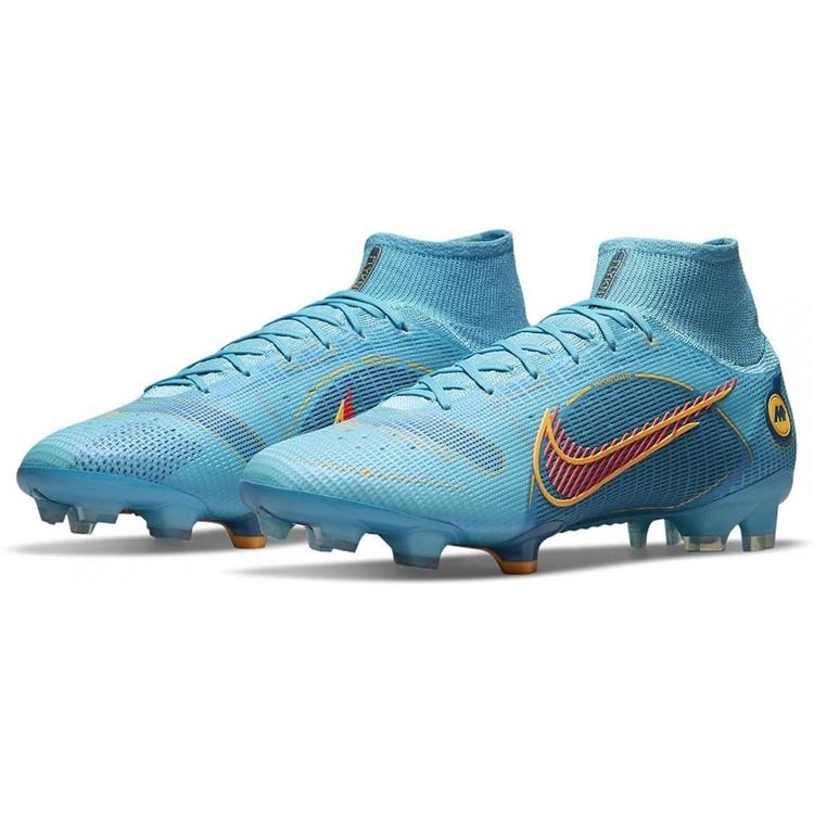 Nike Mercurial Superfly 8 Elite FG 'Chlorine Blue Laser Orange' Men's DJ2839-484