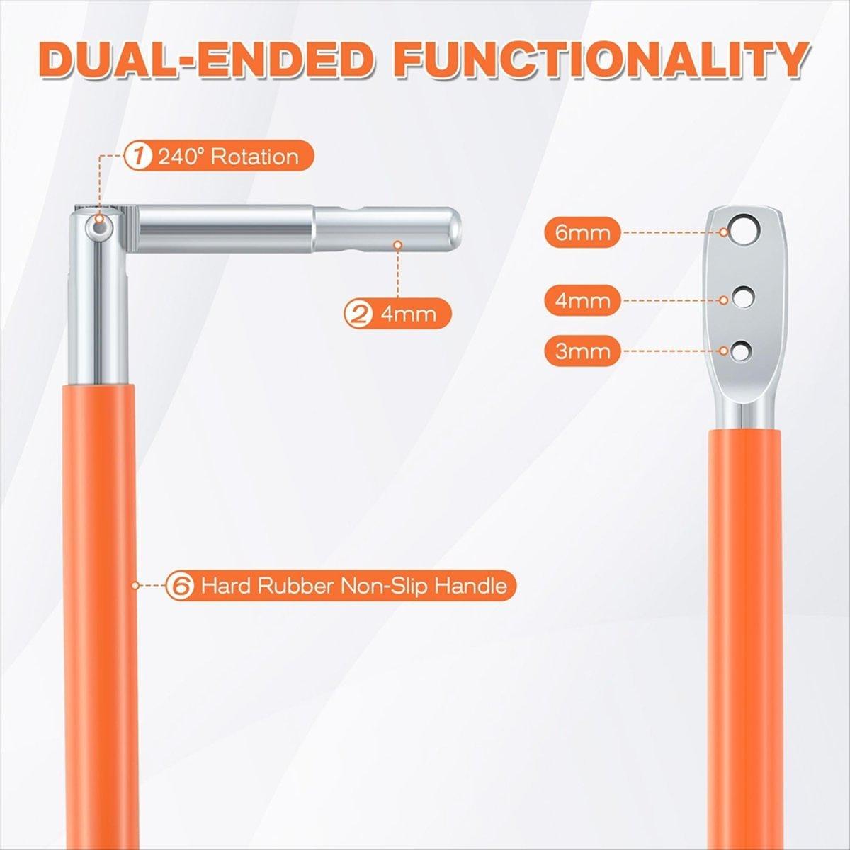 

BHBL T Post Clips Tool & Wire Twist Tool Dual-Functionality, for Fence Stretcher, Fence Clips and Fence Wire Twisting Tool China Mainland