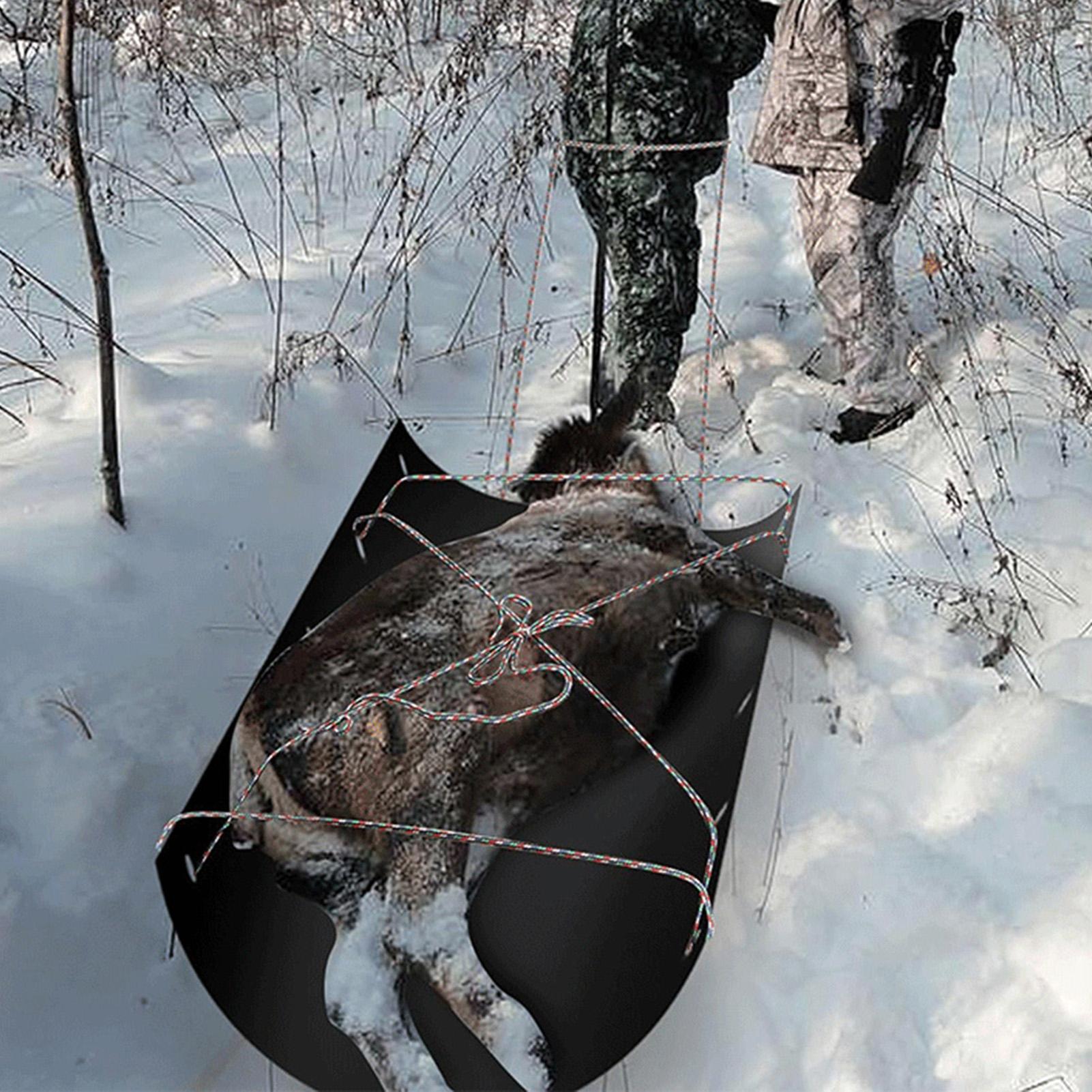 Heavy-Duty Deer Drag Sled & Multi-Purpose Game Hauler - Utility Sled for Hunting, Ice Fishing, and Transporting Firewood & Gear