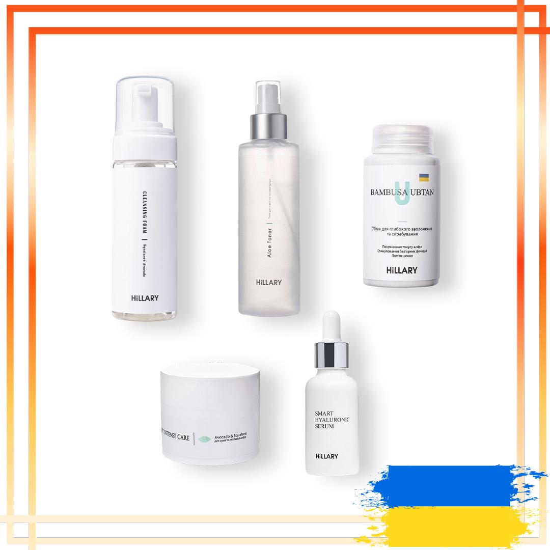 

Комплекс для щоденного догляду за сухою та чутливою шкірою Hillary Daily Care Complex For Dry Skin