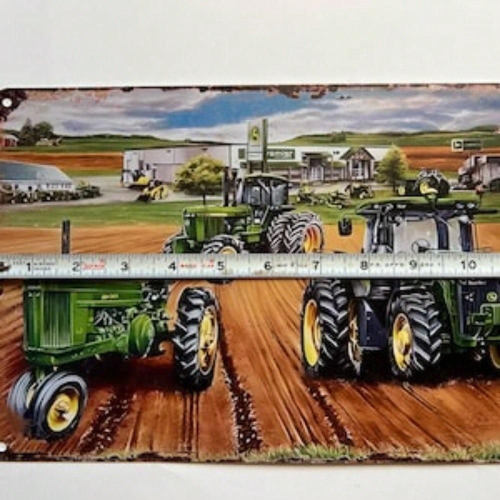 Vintage John Deere Blik Metaal Bord Boerderij Muurkunst Garage Man Cave Cadeau