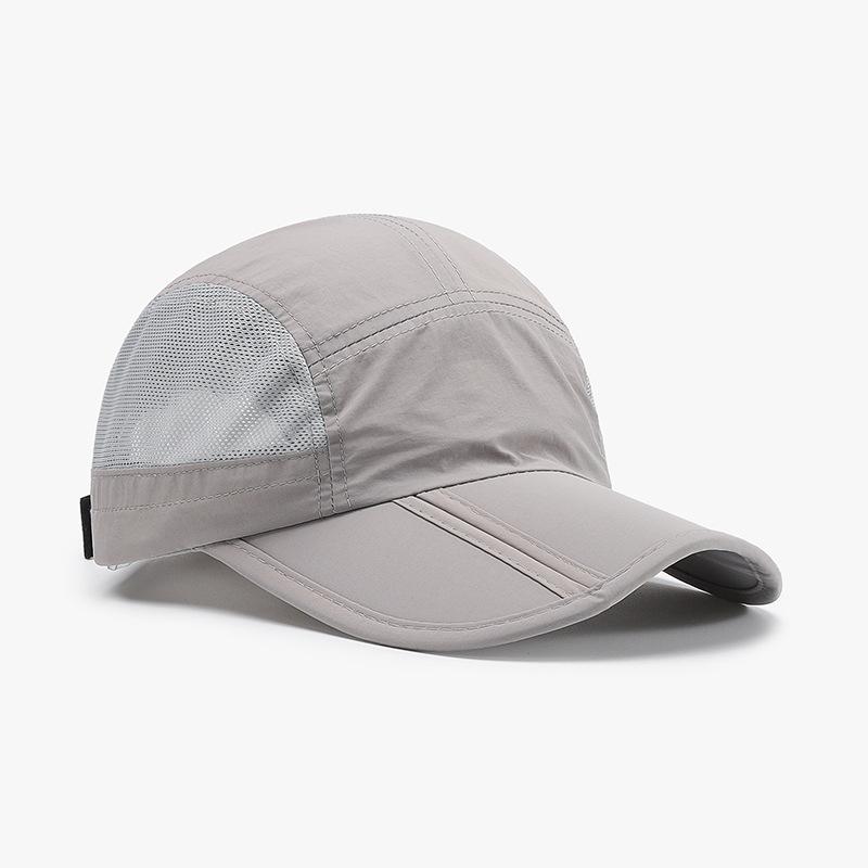 Cappello da Baseball Pieghevole Estivo da Uomo Rete Esterna Asciugatura Rapida Visiera Leggera Cappello a Becco d'Anatra da Donna