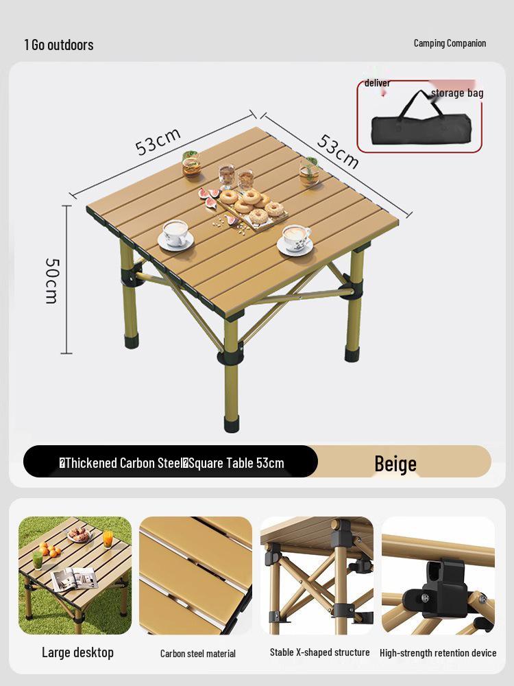 Portable Outdoor Folding Table & Chair Set - Perfect for Camping & Picnics