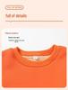 2026 Year of the Horse Red Fleece-Lined Sweatshirt for Kids - Warm, Thick, Round Neck Pullover