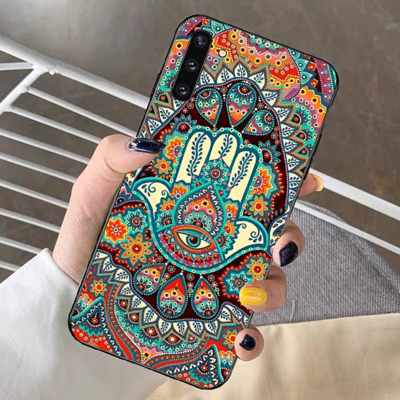 Mandala Chakra Yoga Phone Case for Samsung Note 5 7 8 9 10 20 Pro Plus Lite Ultra A21 12 72