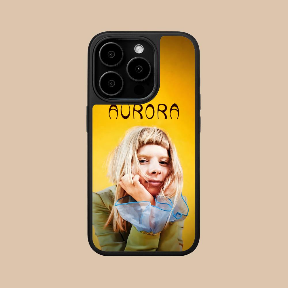 Aurora Aksnes Matte Surface  Mobile Phone Case for iPhone 17 16 15 14 13 12 11 Air Pro Max Plus Colorful Cover