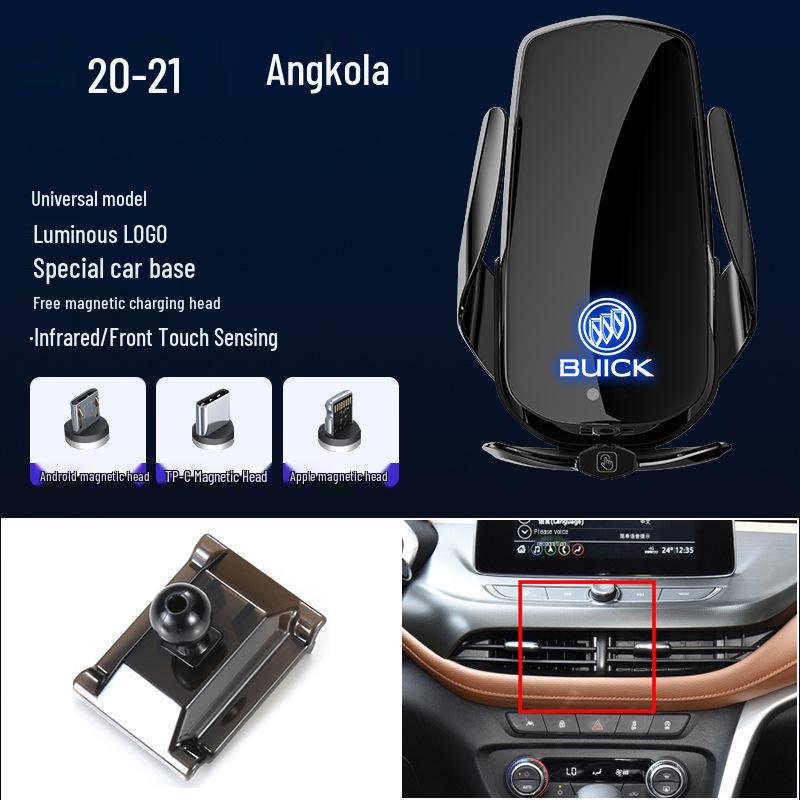 Magnetyczny Bezprzewodowy Szybki Ładowarka Uchwyt na Telefon Samochodowy do Buick GL8/Excelle/Regal/Verano/Envision
