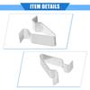 VekAuto Trunk Tail Panel Windshield Pillar Trim Clip Fender Fastener Rivet Retainer Fits VW Golf 2015-2021 Silver Tone Metal 10pcs