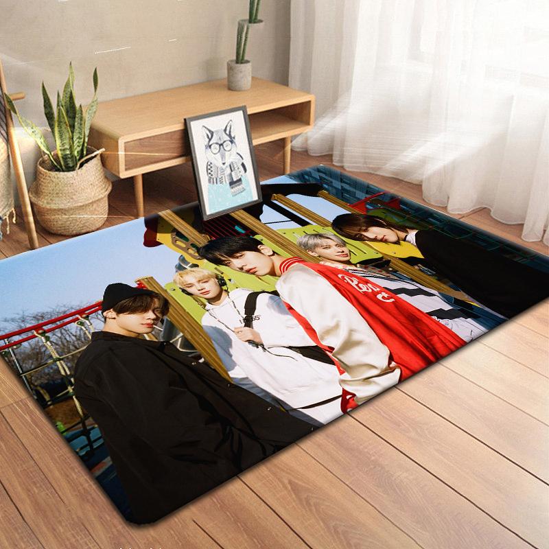 Koreanische Boy Band TXT Teppich Küche MatEingang Fußmatte Schlafzimmer Boden Dekoration Wohnzimmer Teppich Badezimmer Anti-rutsch-teppiche