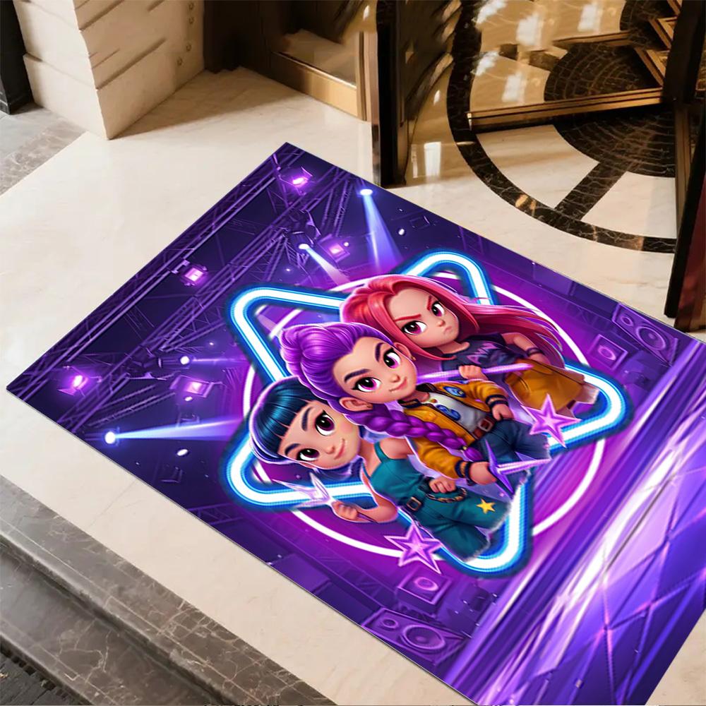 Fantasy Sword Dance Party Floor Mat Design for Decorate room Foyer Balcony Outdoor Antislip Carpet Anime Office Decor Spiritual Gift