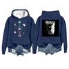 Women's Fashion Casual Long Sleeve Loose Printed Pullover Sports Long Sleeve Hooded Sweatshirt