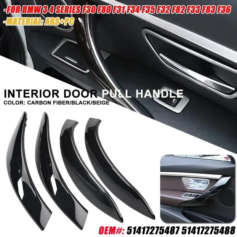 Inner Doors Handle Pull Trim Cover Car Accessories 51417279311 For BMW 3 Series 2014-2018 F30 316d 318d 320d F31 320i 325d