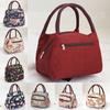 Oxford Cloth Lunch Bags Box Waterproof Female Cute High-Capacity Portable Work Travel Dinner Food Container Storage Tote Case