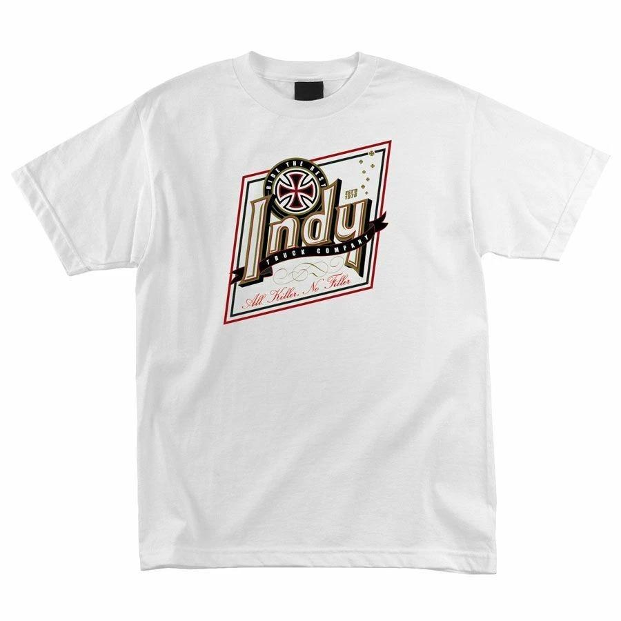 Independent Trucks ALL KILLER Skateboard T Shirt WHITE XXXXL