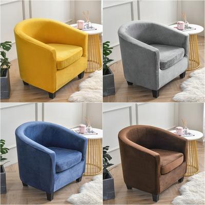Velvet Arc Seat Poťah na pohovku Elastické poťahy na klubové kreslá Obývacia izba Jednosedadlová vaňa Pohovka Poťahy s poťahmi na vankúše sedadla