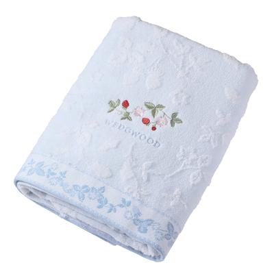 Bath Towel 60X120cm Washable Cotton Fluffy Smooth Soft Absorbent Moisturizing Yarn Shirring Wild Strawberry Wedgwood Blue TT13354606 100%