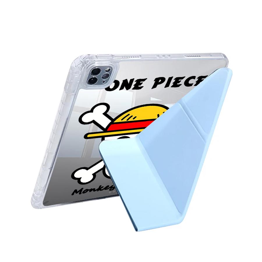 Custodia per Tablet con Logo One Piece Luffy per iPad Pro 2025 Mini 6 7 Pro 11a 10a 9a 8a 7a 12.9 pollici Air 4 5 M3 M2 1 2 M4 11 pollici