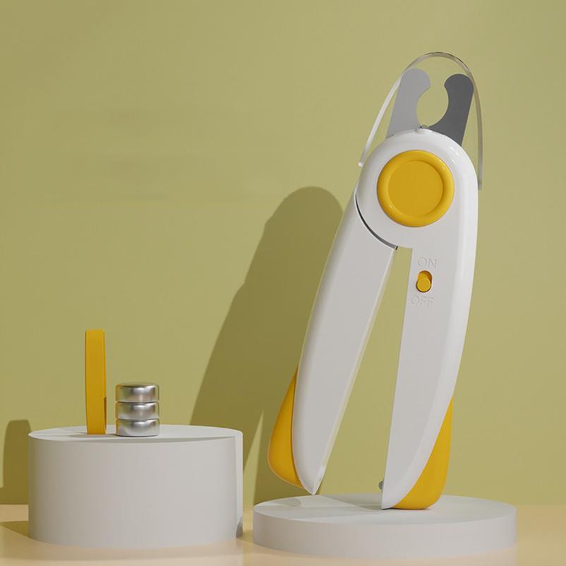 Pet Anti Splash Nail Clipper With LED Light Cat And Dog Nail Clipper Cutter With Safety Lock Cat Claw Trimmer Beauty Product