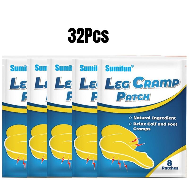 8/24/32Pcs Sumifun Leg Cramp Patch Natural Ingredients Relax Calf Foot Cramps Relief Discomfort Self‑Adhesive Body Care Plaster
