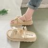 Fashion Women Sandalias Summer Fairy Style 2024 New Fashion Student Platform Roman Lady Sands Flat Shoes Cute Slippers