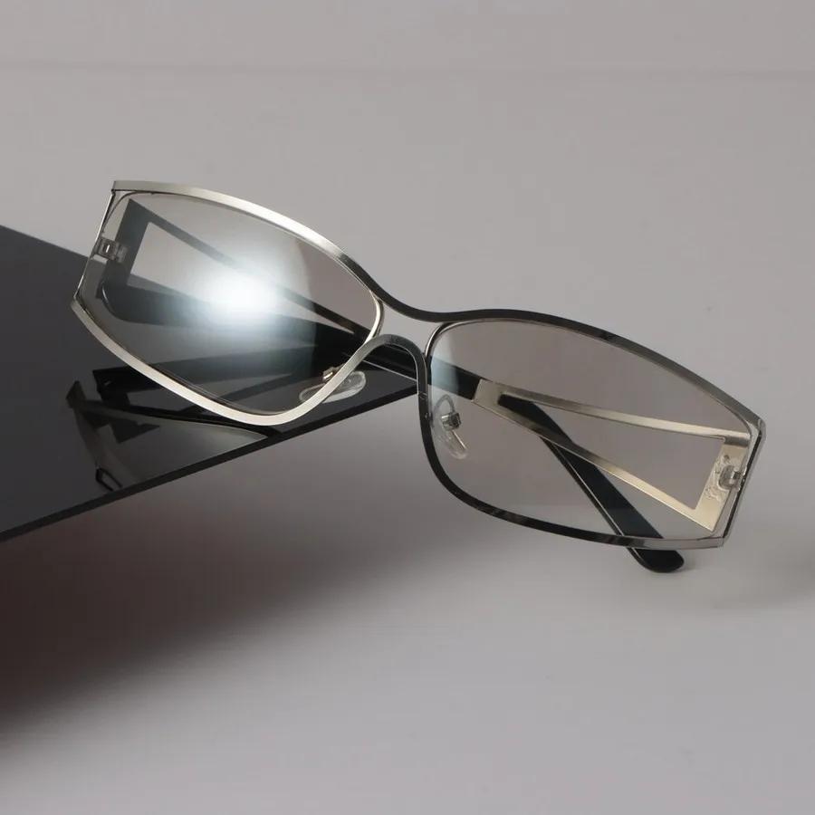 Coole Spiegel Quadratische Sonnenbrille Damen Herren Designer Sonnenbrille Luxus Weiblich Männlich Lässig Farben