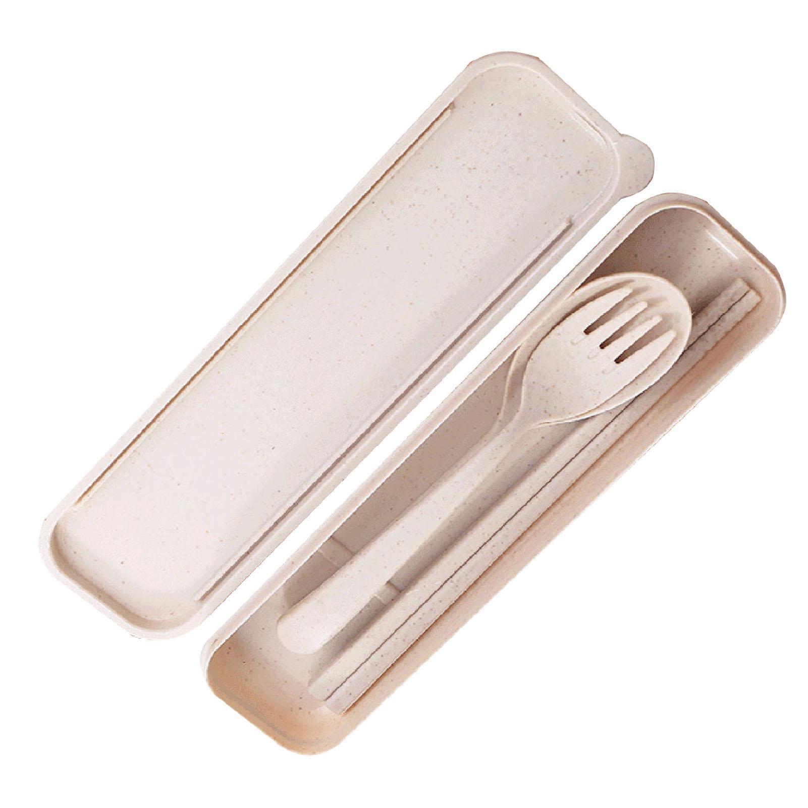 Reusable Travel Utensils Set with Case Portable Chopstick Fork Spoon Tableware Eco Friendly Cutlery Picnic Camping Utensils